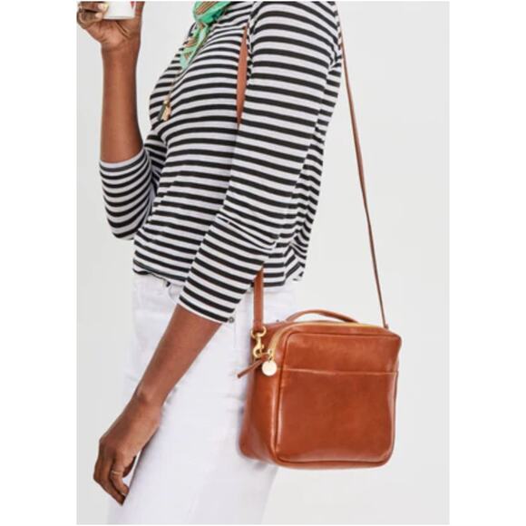 Clare V Handbags - Clare V Mirabel Crossbody Bag in Miel